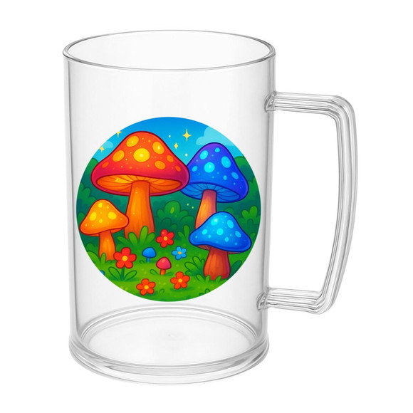 Caneca de Chopp Infantil Personalizada Cogumelos Mágicos - Imagem 5