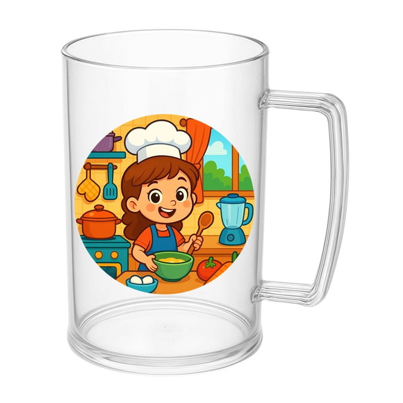 Caneca de Chopp Infantil Personalizada Cozinha Kids - Imagem 5