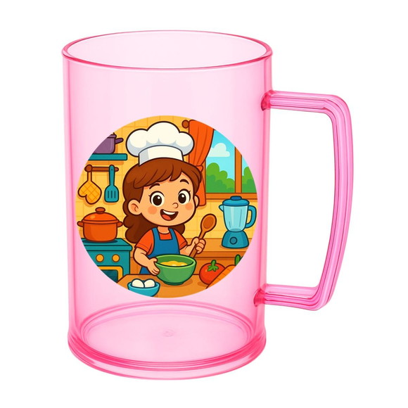 Caneca de Chopp Infantil Personalizada Cozinha Kids - Imagem 3
