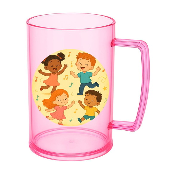 Caneca de Chopp Infantil Personalizada Dança - Imagem 3