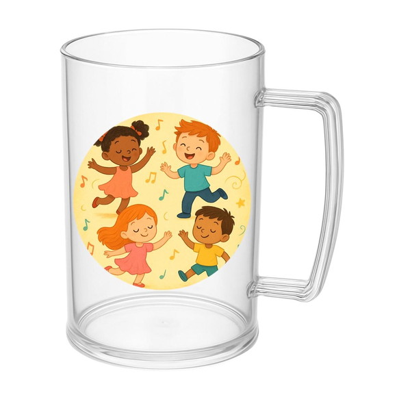 Caneca de Chopp Infantil Personalizada Dança - Imagem 5