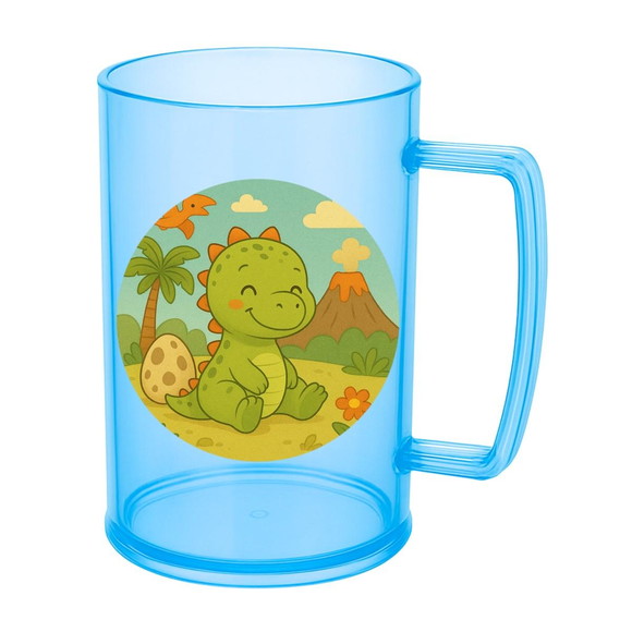 Caneca de Chopp Infantil Personalizada Dinossauro Baby - Imagem 2