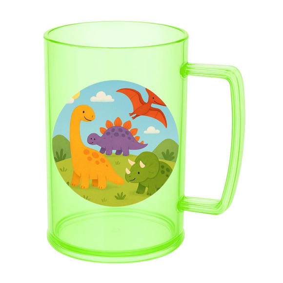 Caneca de Chopp Infantil Personalizada Dinossauros - Imagem 4