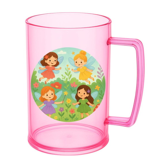 Caneca de Chopp Infantil Personalizada Fadas - Imagem 3