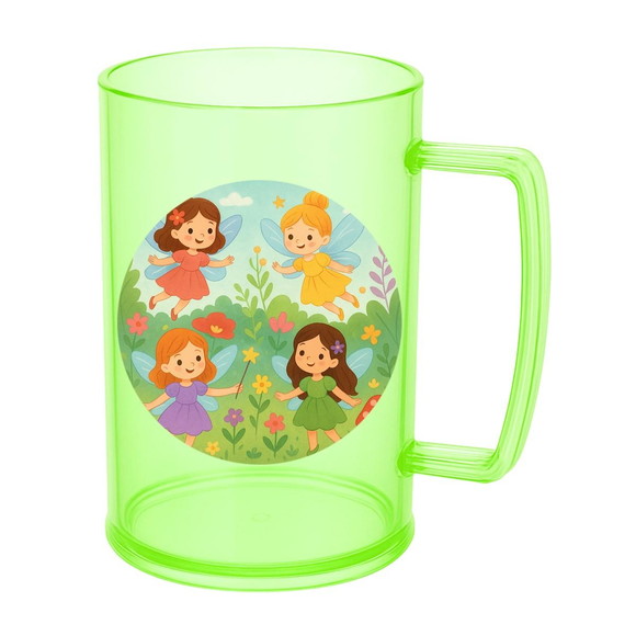 Caneca de Chopp Infantil Personalizada Fadas - Imagem 4
