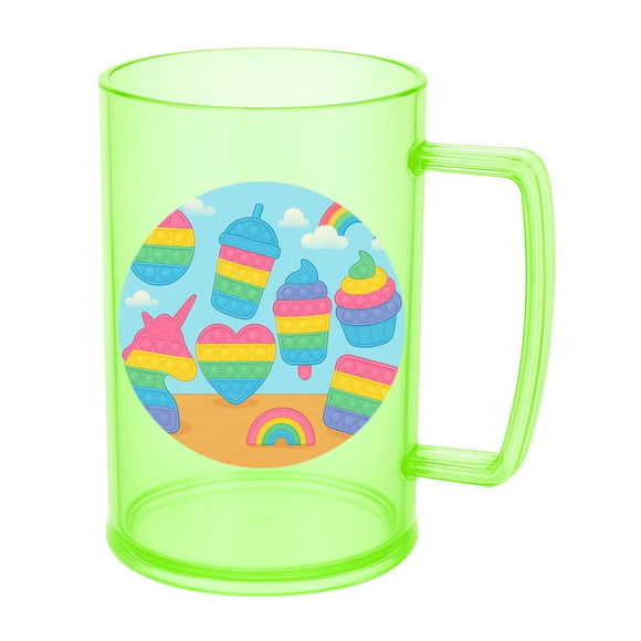 Caneca de Chopp Infantil Personalizada Fidget Toys - Imagem 4