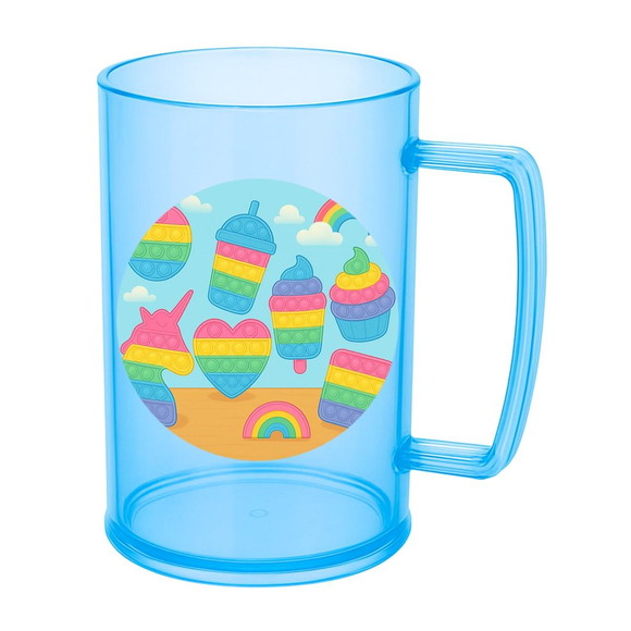 Caneca de Chopp Infantil Personalizada Fidget Toys - Imagem 2