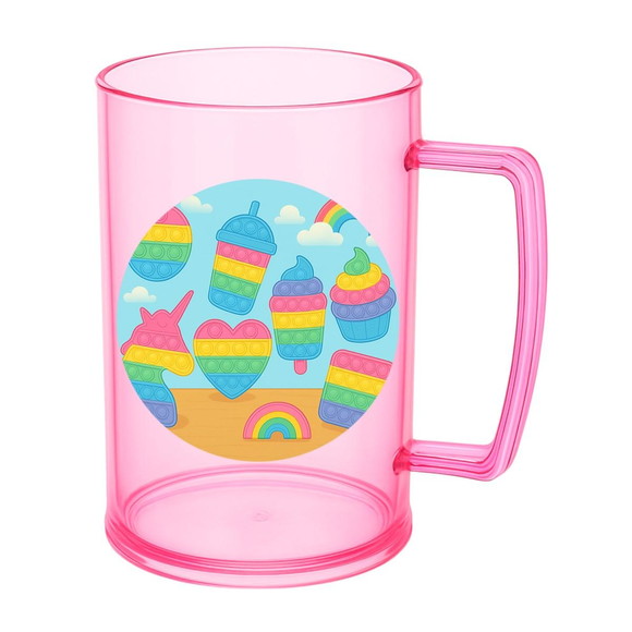 Caneca de Chopp Infantil Personalizada Fidget Toys - Imagem 3