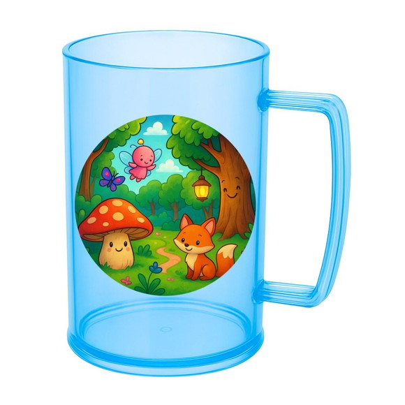 Caneca de Chopp Infantil Personalizada Floresta Encantada - Imagem 2