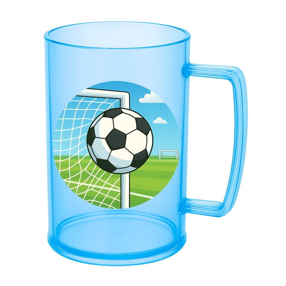 Caneca de Chopp Infantil Personalizada Futebol - Imagem 2