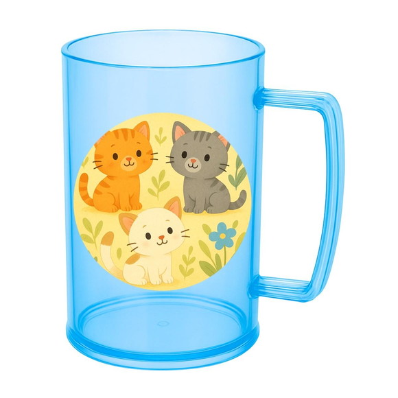 Caneca de Chopp Infantil Personalizada Gatinhos - Imagem 2