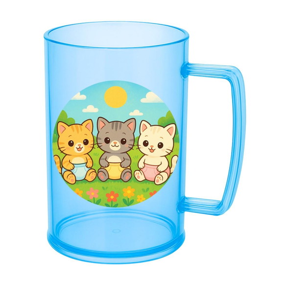 Caneca de Chopp Infantil Personalizada Gatinhos Baby - Imagem 2