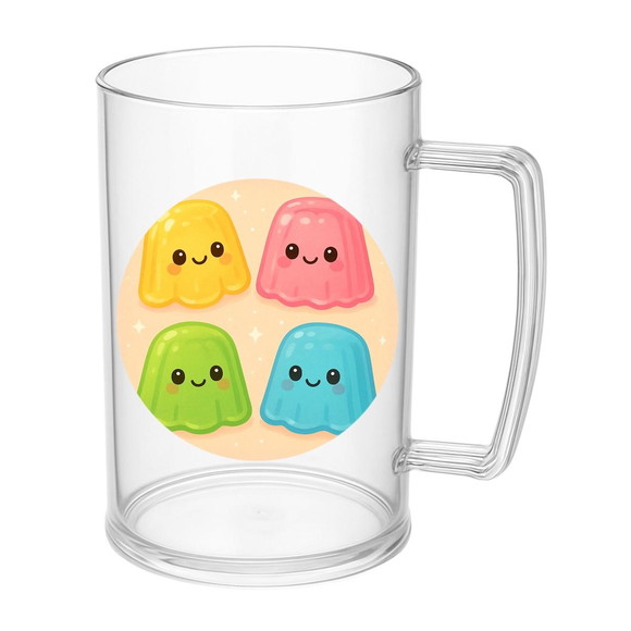 Caneca de Chopp Infantil Personalizada Gelatinas - Imagem 5