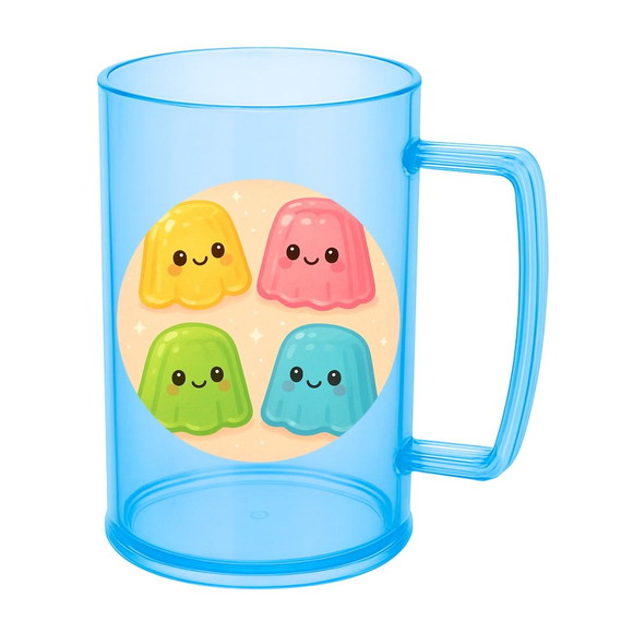 Caneca de Chopp Infantil Personalizada Gelatinas - Imagem 2