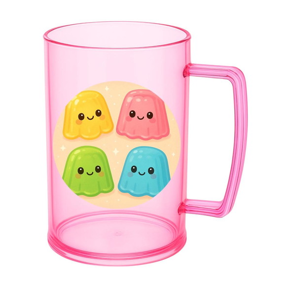 Caneca de Chopp Infantil Personalizada Gelatinas - Imagem 3
