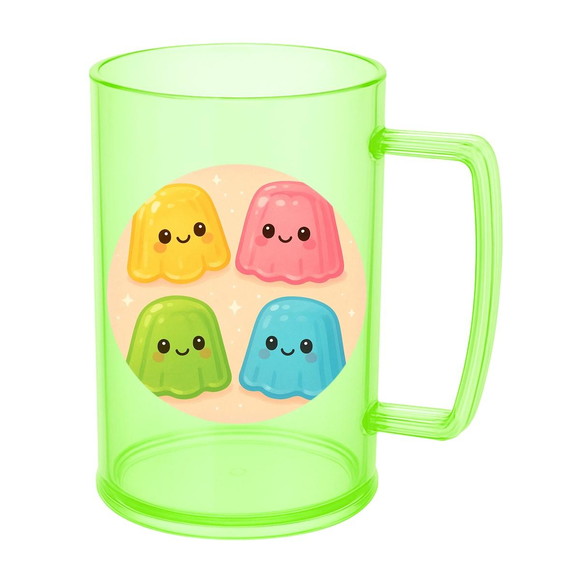 Caneca de Chopp Infantil Personalizada Gelatinas - Imagem 4