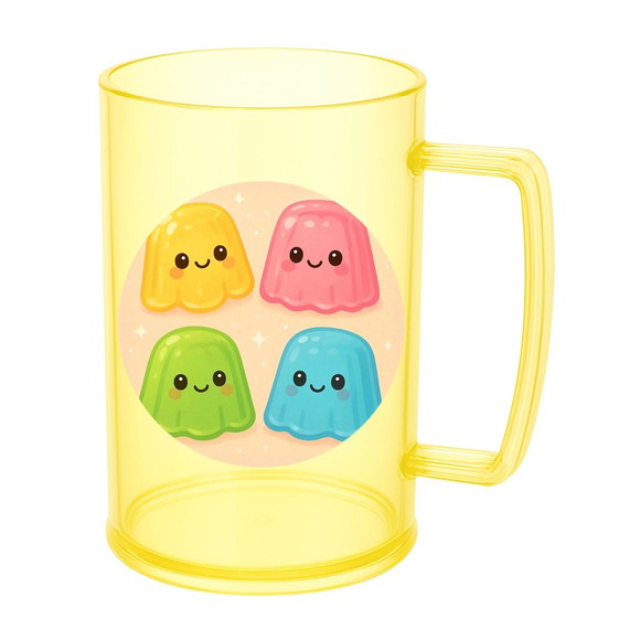 Caneca de Chopp Infantil Personalizada Gelatinas