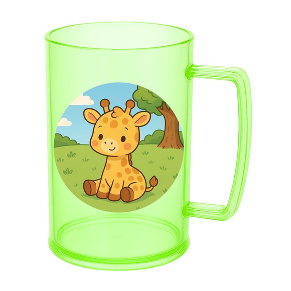 Caneca de Chopp Infantil Personalizada Girafinha Baby - Imagem 4