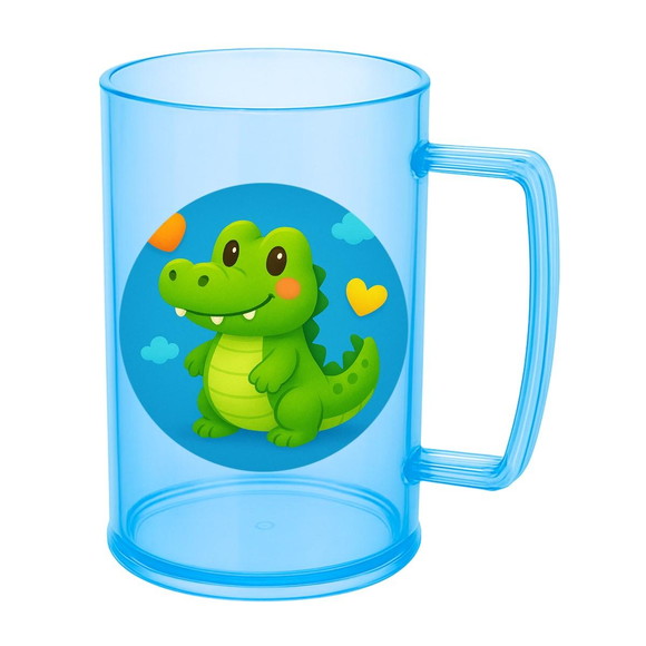 Caneca de Chopp Infantil Personalizada Jacaré Baby - Imagem 2