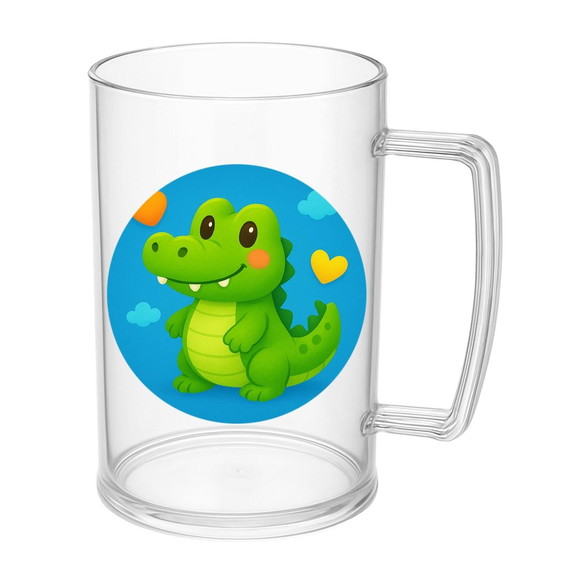 Caneca de Chopp Infantil Personalizada Jacaré Baby - Imagem 5