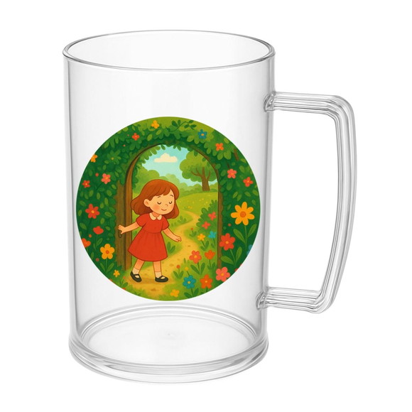Caneca de Chopp Infantil Personalizada Jardim Secreto - Imagem 5