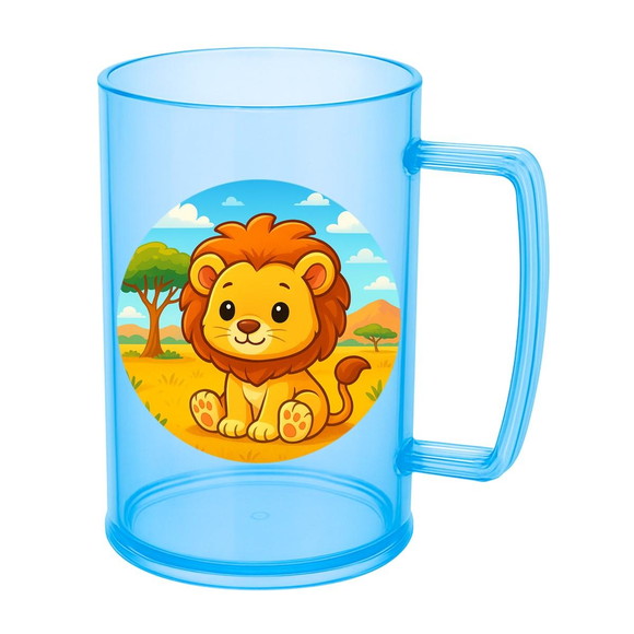 Caneca de Chopp Infantil Personalizada Leão Baby - Imagem 2