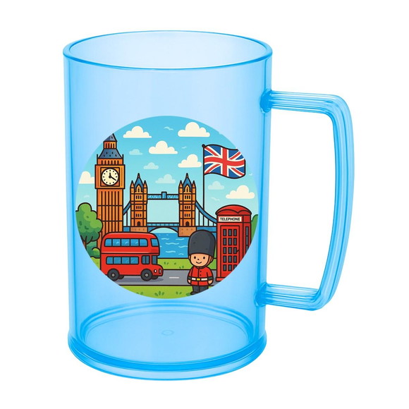 Caneca de Chopp Infantil Personalizada Londres - Imagem 2