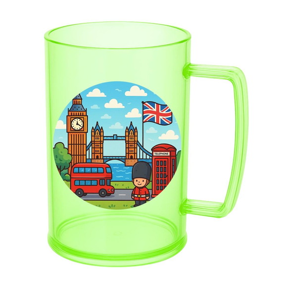 Caneca de Chopp Infantil Personalizada Londres - Imagem 4