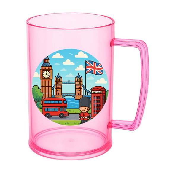 Caneca de Chopp Infantil Personalizada Londres - Imagem 3