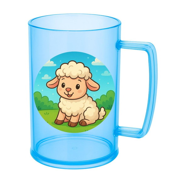 Caneca de Chopp Infantil Personalizada Ovelhinha - Imagem 2