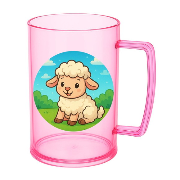 Caneca de Chopp Infantil Personalizada Ovelhinha - Imagem 3