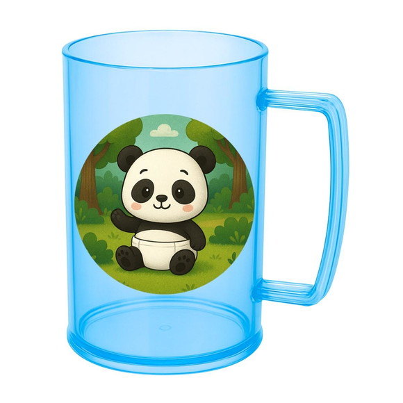 Caneca de Chopp Infantil Personalizada Panda Baby - Imagem 2