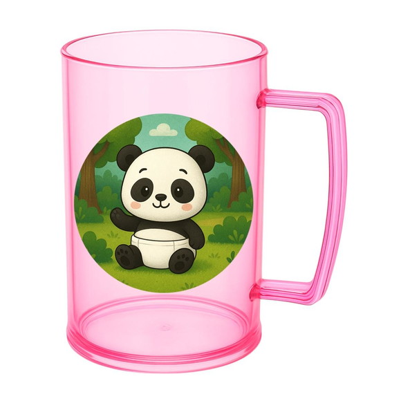 Caneca de Chopp Infantil Personalizada Panda Baby - Imagem 3