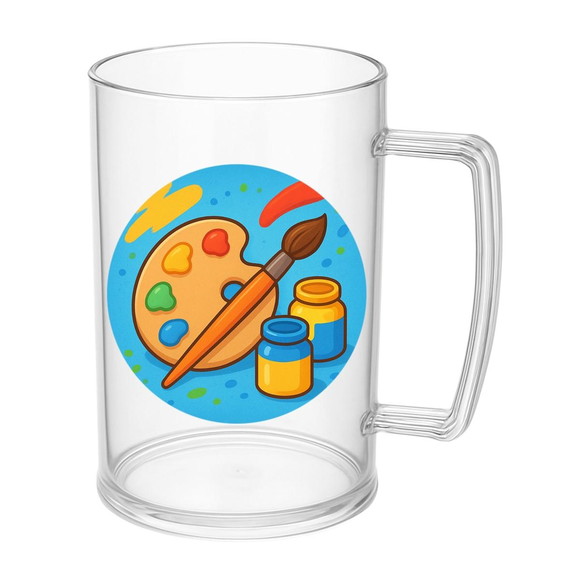 Caneca de Chopp Infantil Personalizada Pintura e Tintas - Imagem 5