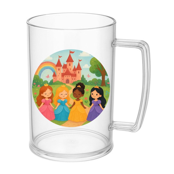Caneca de Chopp Infantil Personalizada Princesas Encantadas - Imagem 5