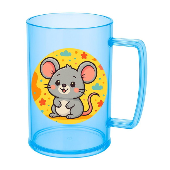 Caneca de Chopp Infantil Personalizada Ratinho Fofo - Imagem 2