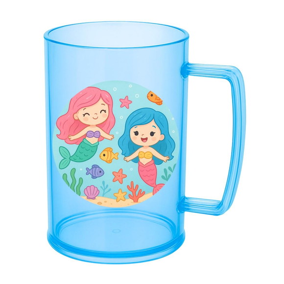 Caneca de Chopp Infantil Personalizada Sereias - Imagem 2