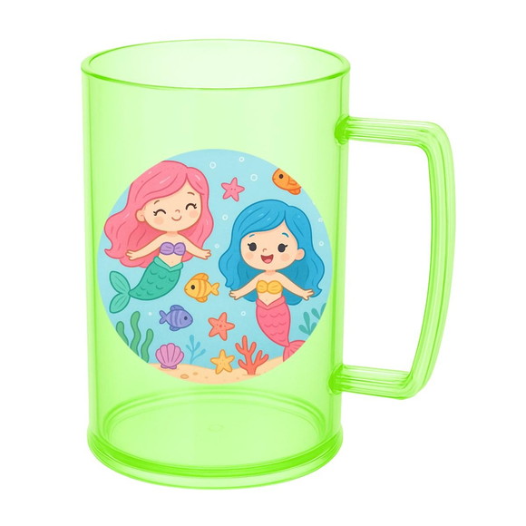 Caneca de Chopp Infantil Personalizada Sereias - Imagem 4