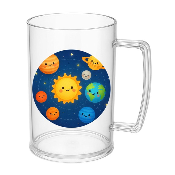 Caneca de Chopp Infantil Personalizada Sistema Solar - Imagem 5