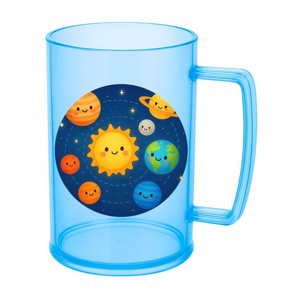 Caneca de Chopp Infantil Personalizada Sistema Solar - Imagem 2