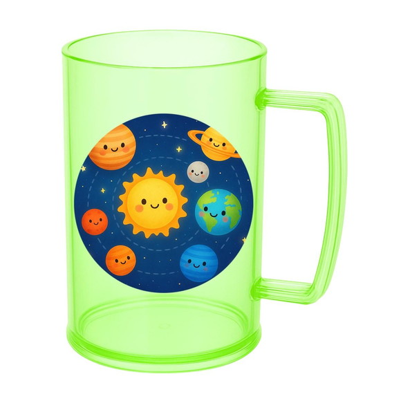 Caneca de Chopp Infantil Personalizada Sistema Solar - Imagem 4