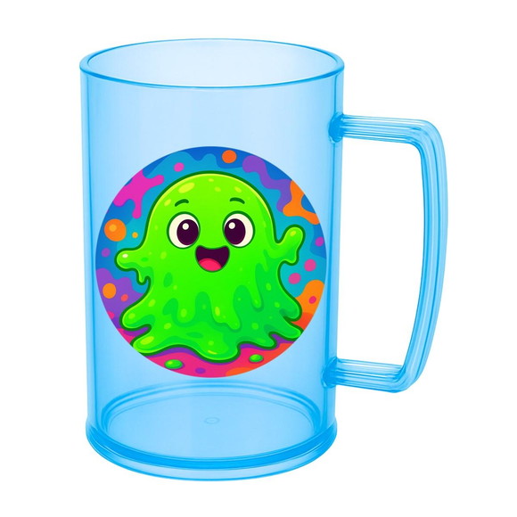 Caneca de Chopp Infantil Personalizada Slime - Imagem 2