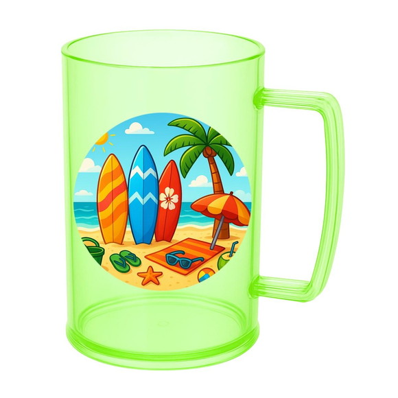 Caneca de Chopp Infantil Personalizada Surf - Imagem 4