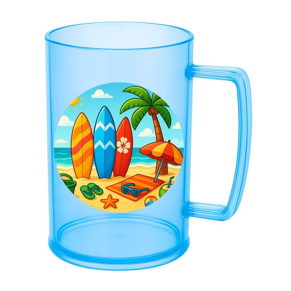Caneca de Chopp Infantil Personalizada Surf - Imagem 2