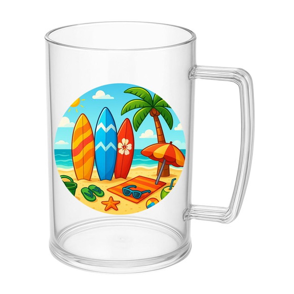 Caneca de Chopp Infantil Personalizada Surf - Imagem 5