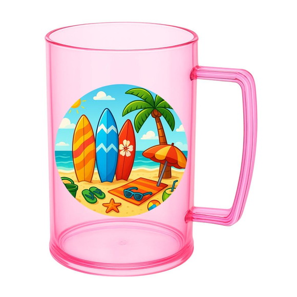 Caneca de Chopp Infantil Personalizada Surf - Imagem 3
