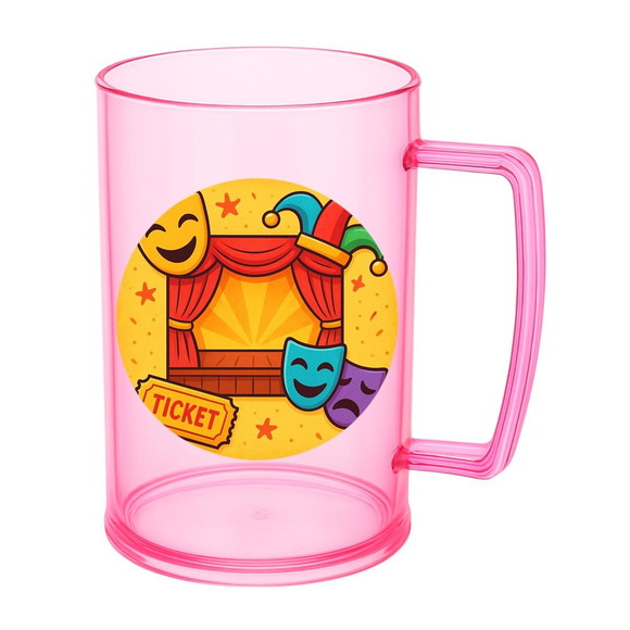 Caneca de Chopp Infantil Personalizada Teatro Infantil - Imagem 3