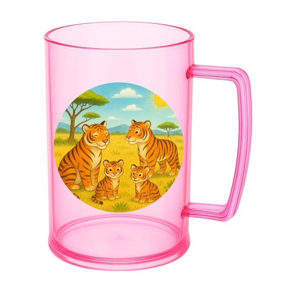 Caneca de Chopp Infantil Personalizada Tigres - Imagem 3