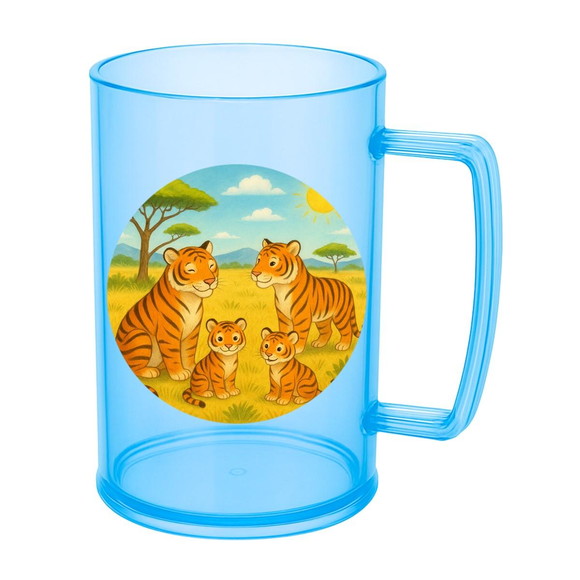 Caneca de Chopp Infantil Personalizada Tigres - Imagem 2