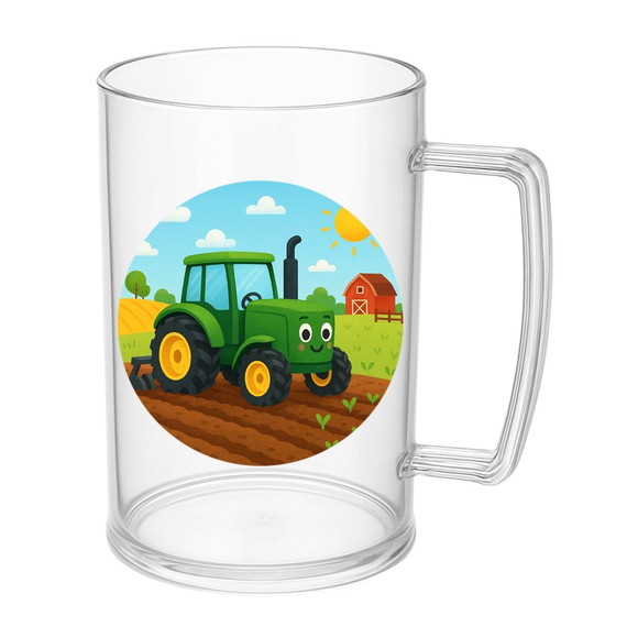 Caneca de Chopp Infantil Personalizada Trator - Imagem 5